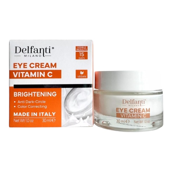Delfanti Milano Vitamin C Eye Cream Brightening Dark Circles & Color Correcting - Picture 1 of 2